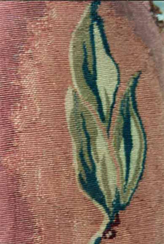 A seventeenth Century Verdure tapestry that has been cleaned and