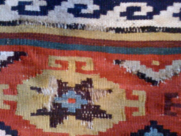 A seventeenth Century Verdure tapestry that has been cleaned and
